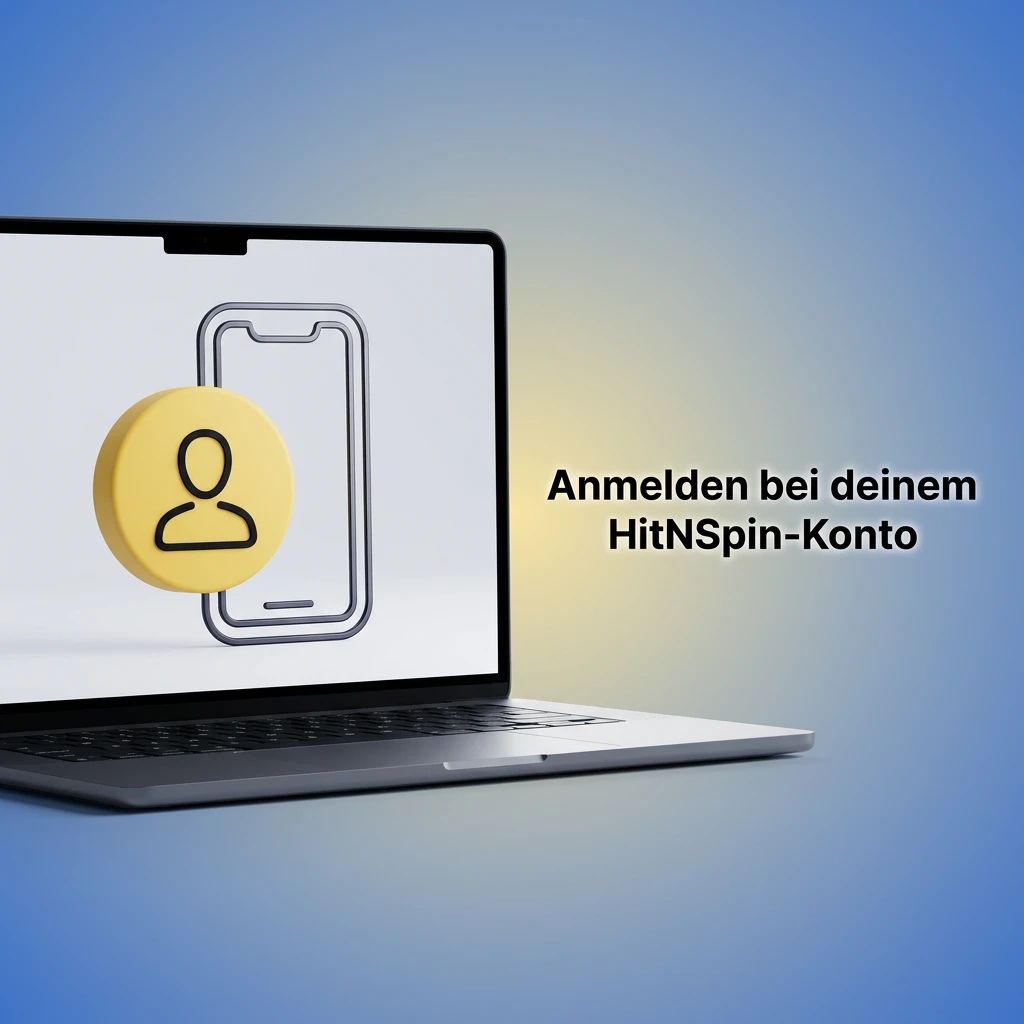HitNSpin login page with email and password fields, login button, and forgot password option