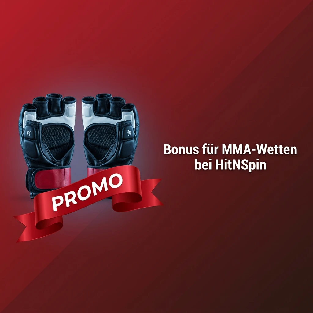 HitNSpin Willkommensbonus für MMA-Sportwetten nach erster Einzahlung als Wettguthaben