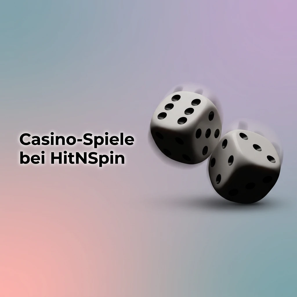 Casino games lobby at HitNSpin showing slots, live tables, blackjack, roulette, baccarat, and more options