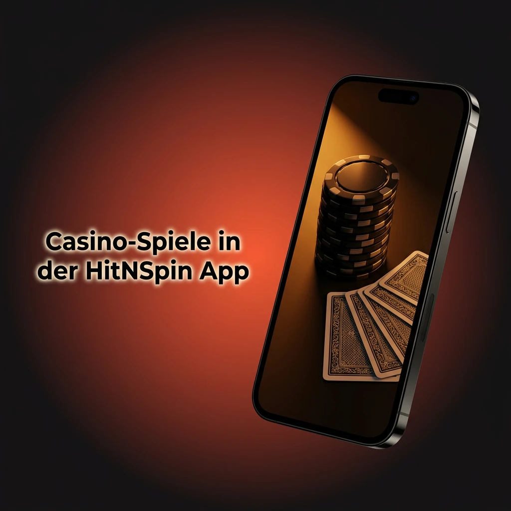 Popular casino games in HitNSpin app including slots and live table games from top providers like NetEnt and Evolution Gaming