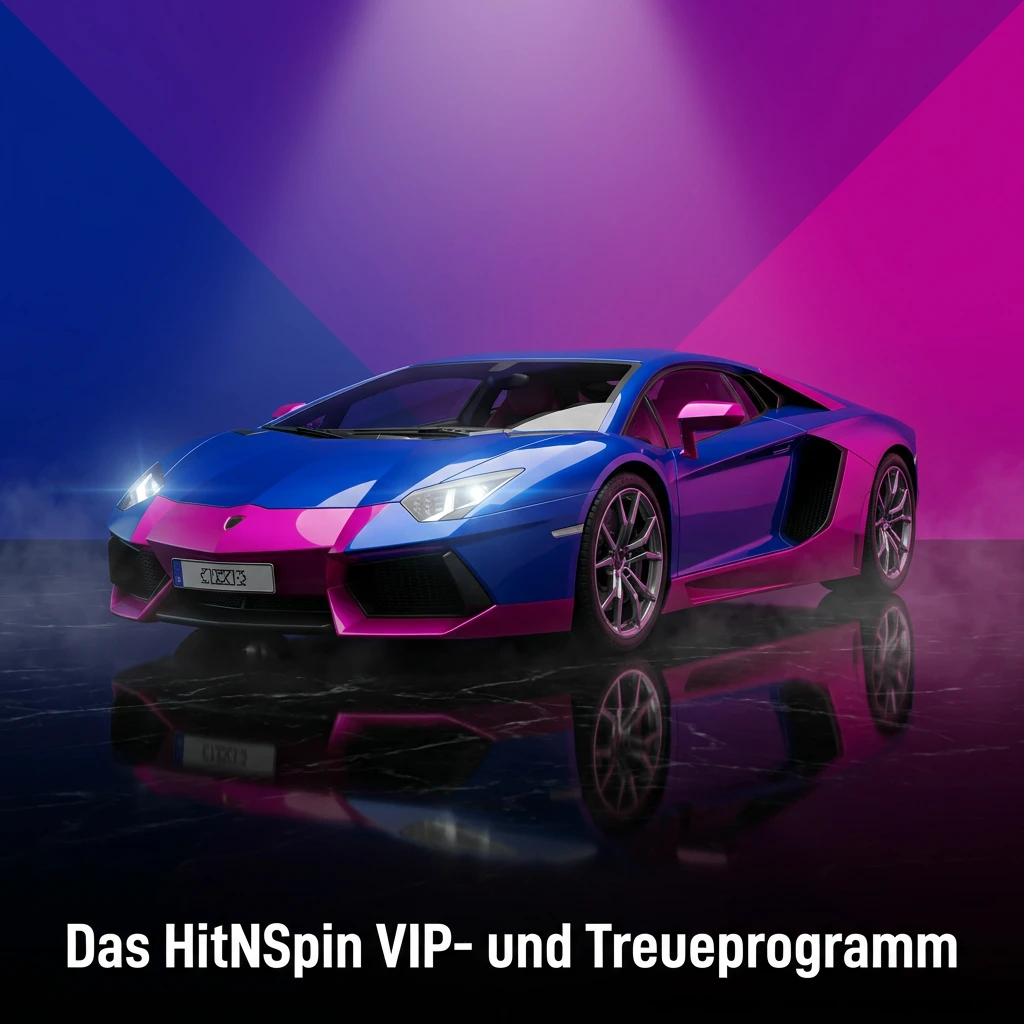 HitNSpin VIP loyalty program tiers: Einsteiger, Silber, Gold, Platin, VIP-Elite with points and rewards