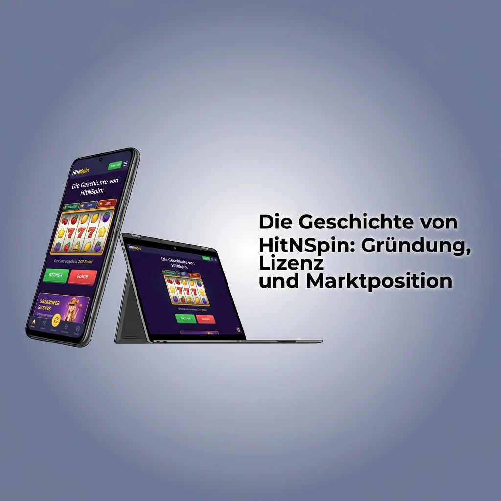HitNSpin online casino logo, founded 2022, licensed by Malta Gaming Authority, European market operator