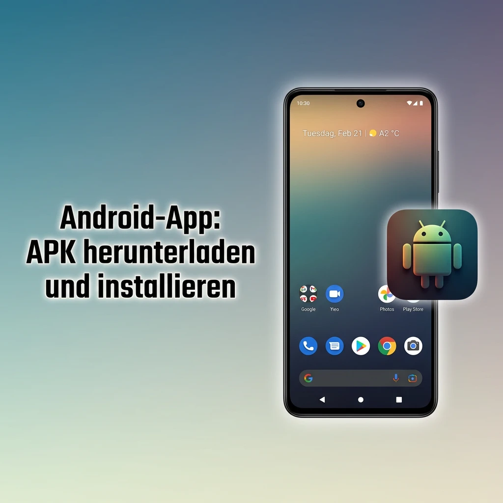 Android smartphone displaying HitNSpin APK download and installation steps for Android 6.0 or higher.