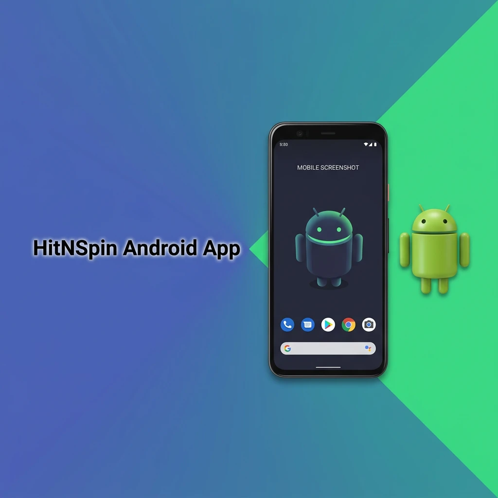 HitNSpin Android app interface for mobile betting and casino games, available for free download