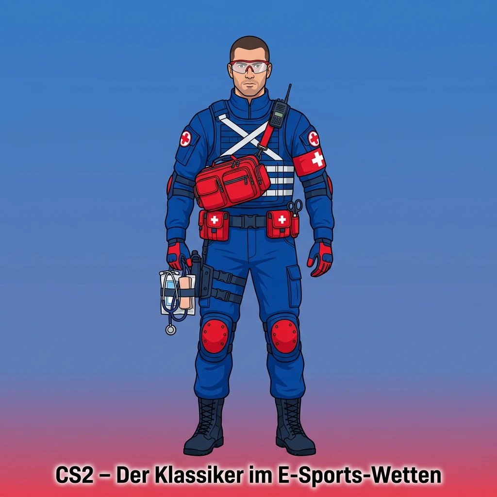CS2 esports betting scene with teams competing in tactical shooter matches at major tournaments like IEM and BLAST Premier