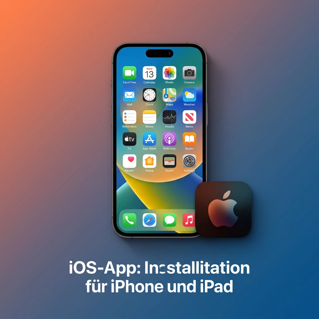 HitNSpin iOS app installation steps for iPhone and iPad showing download and setup process