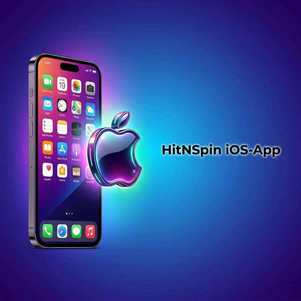 HitNSpin iOS app on iPhone and iPad showing sports betting, casino games, and payment features