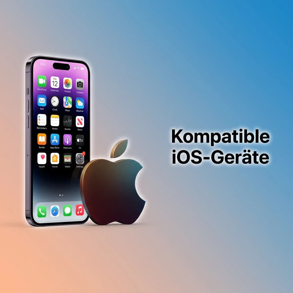 Compatible iOS devices for HitNSpin web app including iPhone, iPad, and iPod Touch models listed on screen