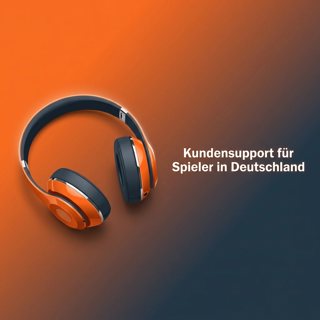 HitNSpin customer support options for German players showing live chat and email contact methods