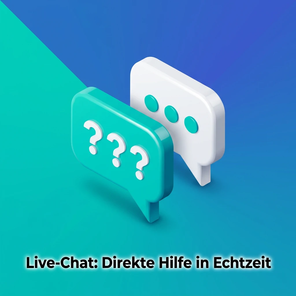 Live-chat support button on website, available 24/7 in German and English, with 1-5 minute response time.