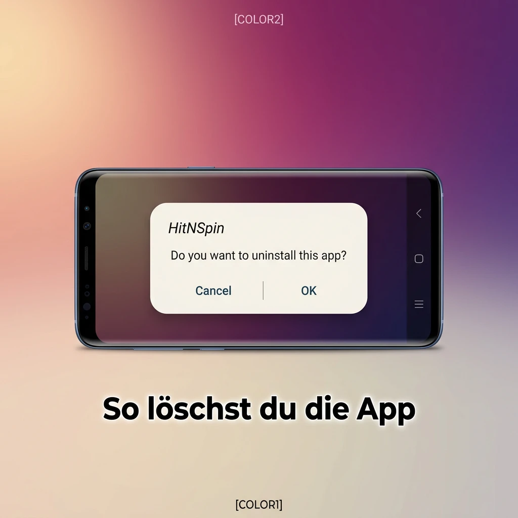 App-Symbol gedrückt halten zum Deinstallieren auf Android und iOS, Konto bleibt erhalten