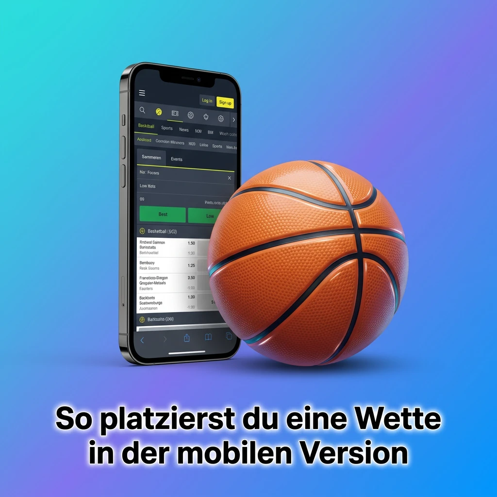Mobile sports betting interface on HitNSpin showing step-by-step bet placement process on a smartphone screen.