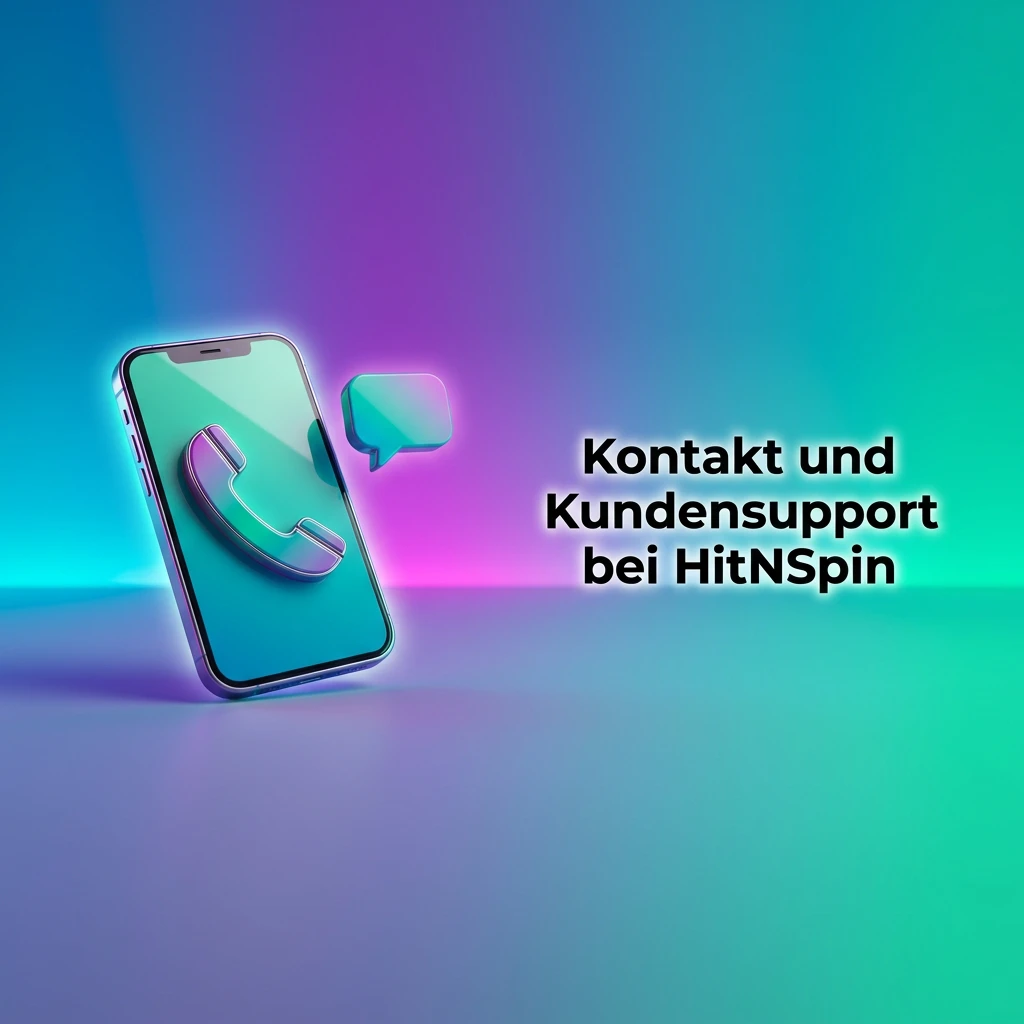 HitNSpin Kundensupport: Live-Chat und E-Mail Icons für 24/7 Hilfe bei Konten und Einzahlungen