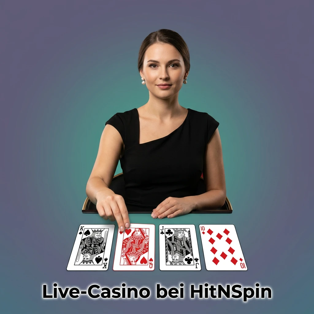 HitNSpin Live-Casino mit echten Dealern – Roulette, Blackjack, Crazy Time und mehr von Evolution Gaming