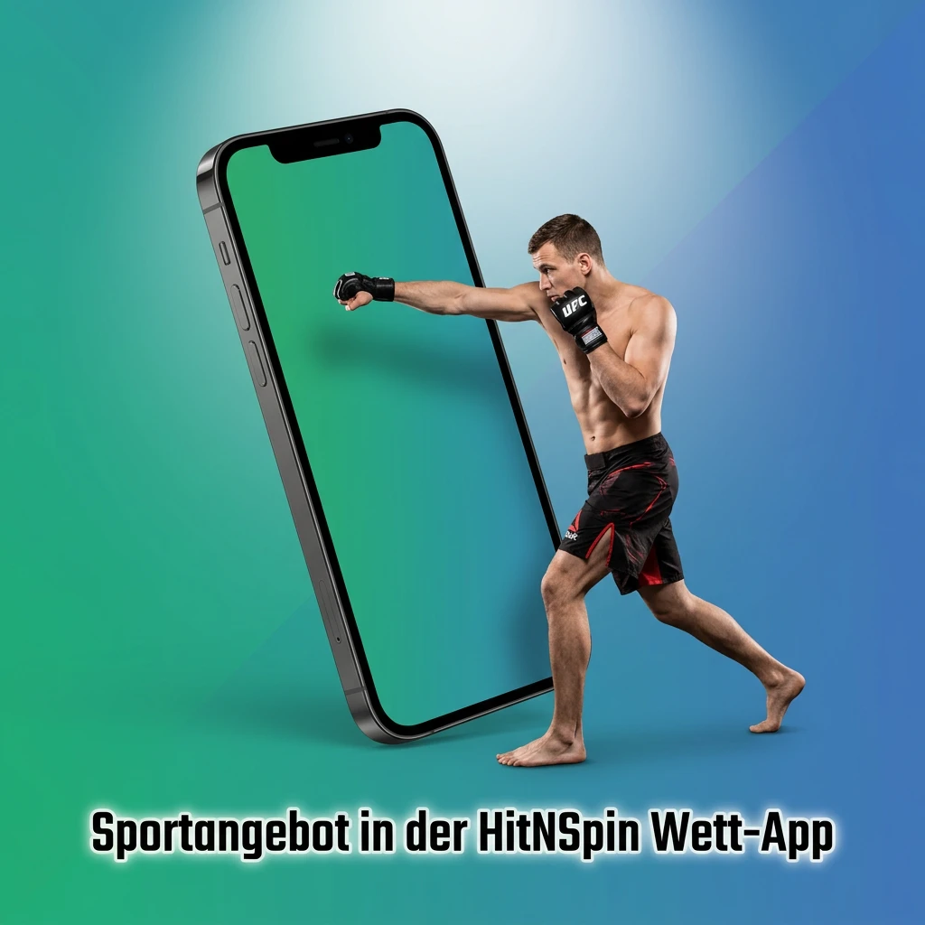 HitNSpin Wett-App Sportangebot mit Fußball, Basketball, Tennis, eSports und mehr – LIVE & LINE Wetten