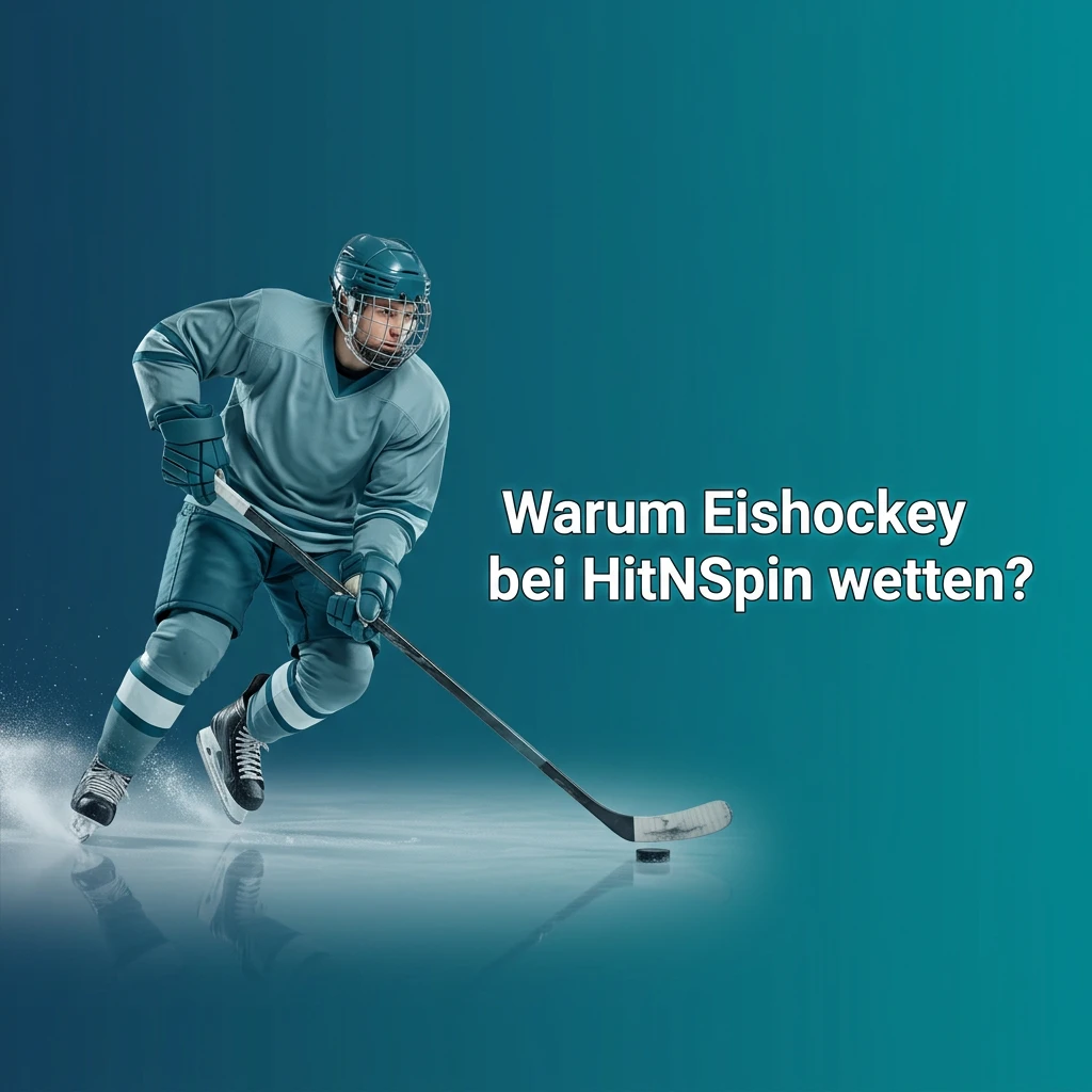 HitNSpin Eishockey-Wetten: breite Marktauswahl, Live-Wetten, mobile App und deutsche Lizenz für sichere Wetten.