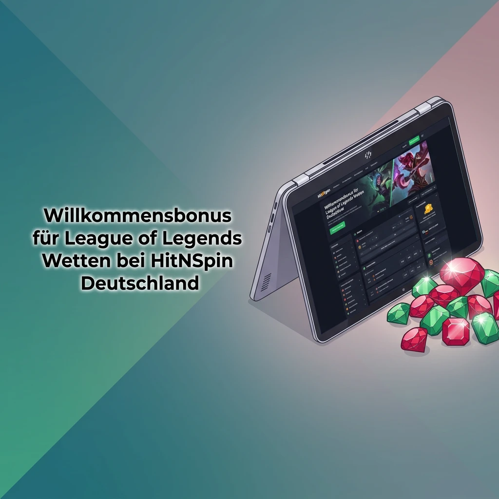 HitNSpin welcome bonus up to €800 plus 200 free spins for League of Legends esports betting in Germany