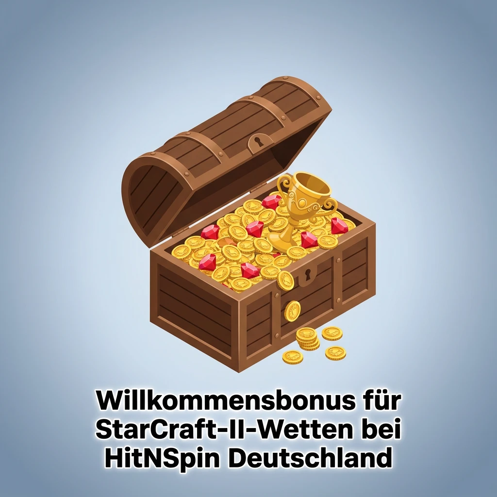 HitNSpin welcome bonus up to €800 + 200 free spins for StarCraft II betting in Germany